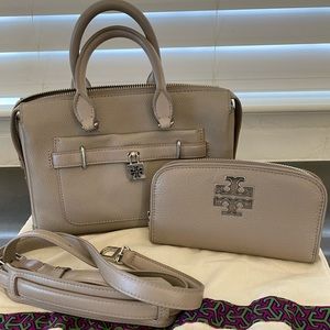 Tory Burch handbag and wallet set